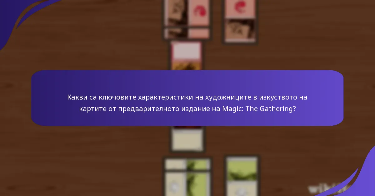 Кои художници са оказали най-голямо влияние върху изкуството на картите от Magic: The Gathering?
